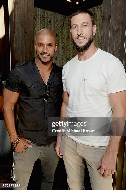 Actors Ricky Whittle and Pablo Schreiber attend the STARZ San Diego Comic-Con Cocktail Party on July 22, 2016 in San Diego, California.