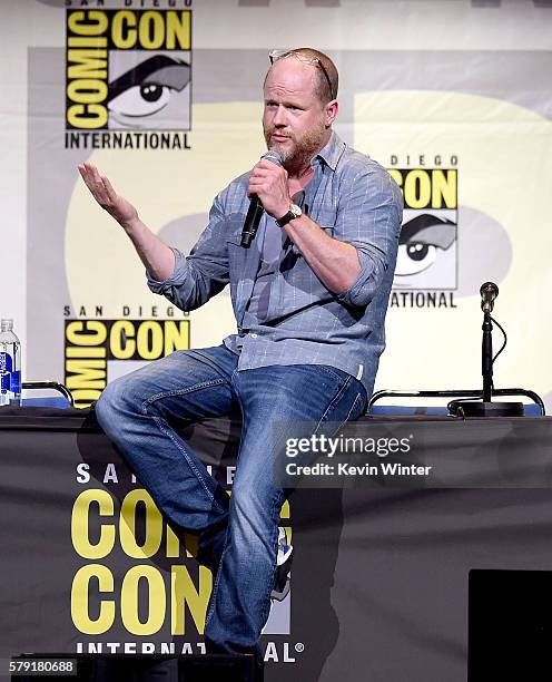 Writer/director Joss Whedon attends Dark Horse: Conversations With Joss Whedon during Comic-Con International 2016 at San Diego Convention Center on...