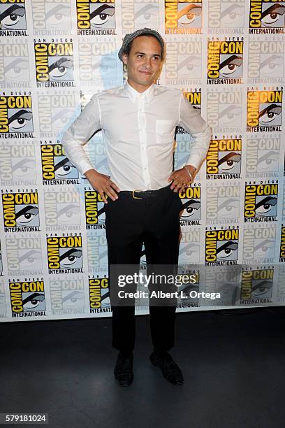 Actor Frank Dillane attends AMC's "Fear The Walking Dead" Panel during Comic-Con International 2016 at San Diego Convention Center on July 22, 2016...