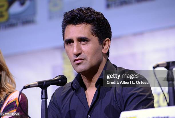 Actor Cliff Curtis attends AMC's "Fear The Walking Dead" Panel during Comic-Con International 2016 at San Diego Convention Center on July 22, 2016 in...