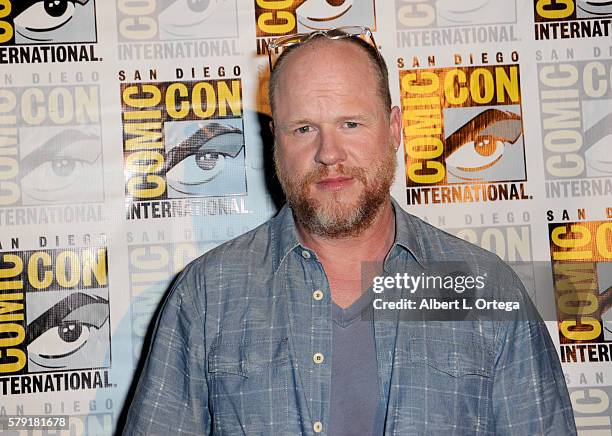 Writer/director Joss Whedon attends Dark Horse: Conversations With Joss Whedon during Comic-Con International 2016 at San Diego Convention Center on...