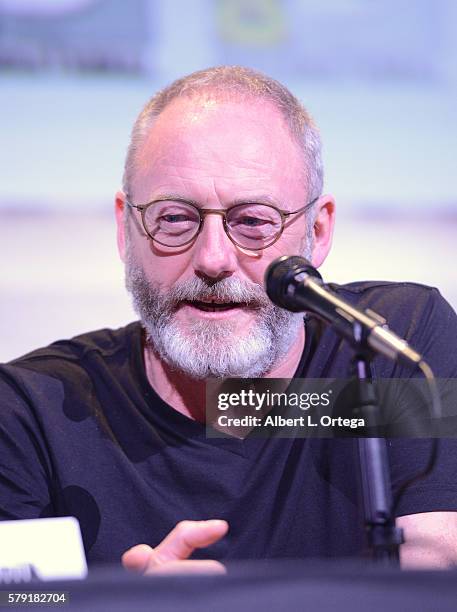 Actor Liam Cunningham attends the "Game Of Thrones" panel during Comic-Con International 2016 at San Diego Convention Center on July 22, 2016 in San...