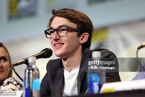 Actor Isaac Hempstead Wright attends the "Game Of Thrones" panel during Comic-Con International 2016 at San Diego Convention Center on July 22, 2016...