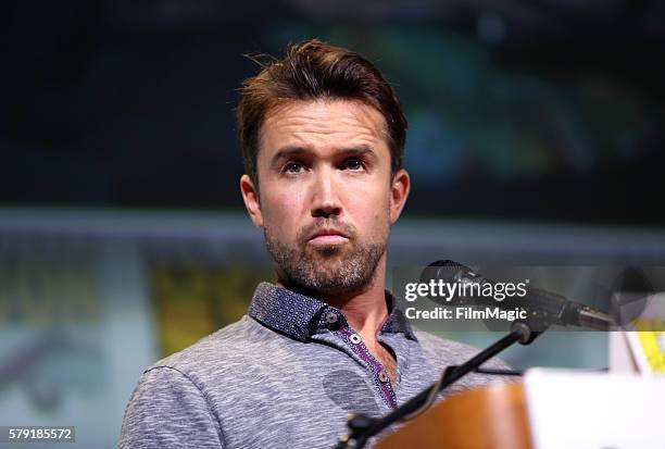 Moderator Rob McElhenney attends the "Game of Thrones" panel during Comic-Con International 2016 at San Diego Convention Center on July 22, 2016 in...