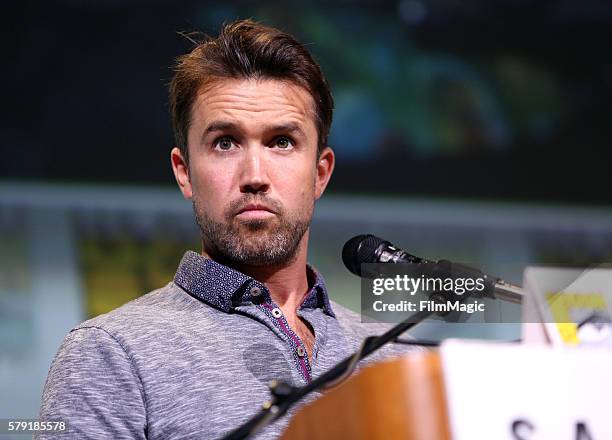 Moderator Rob McElhenney attends the "Game of Thrones" panel during Comic-Con International 2016 at San Diego Convention Center on July 22, 2016 in...