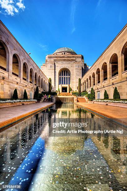 australian war memorial, canberra, australian capital territory, australia - canberra stock pictures, royalty-free photos & images