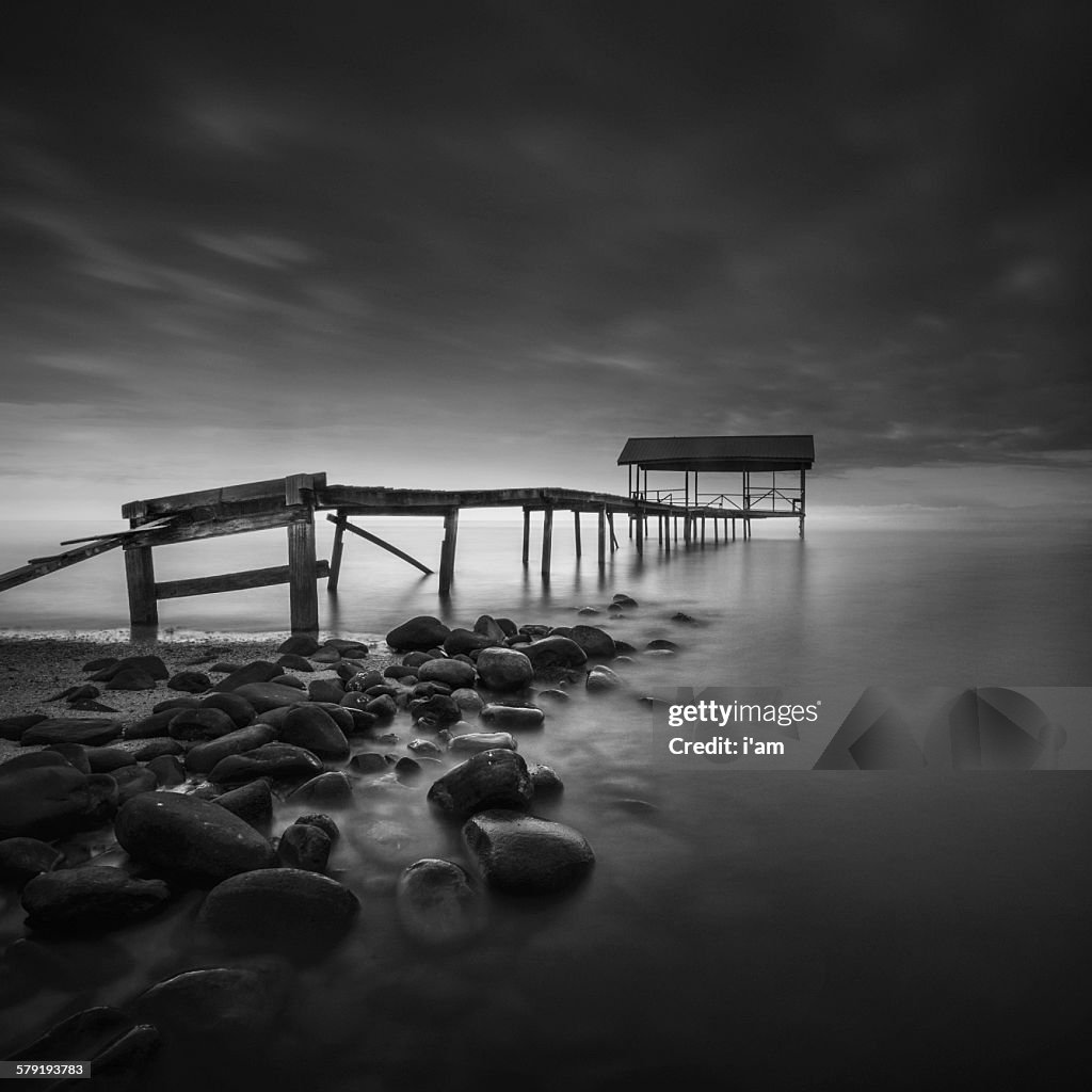 The dark pier