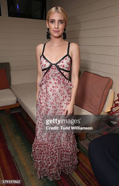 Emma Roberts attends the Comic-Con International 2016 - 20th Century Fox Party at Andaz Hotel on July 22, 2016 in San Diego, California.