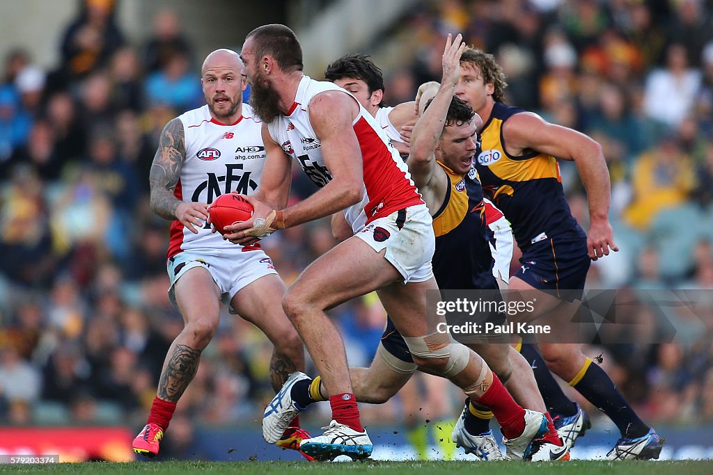 AFL Rd 18 - West Coast v Melbourne