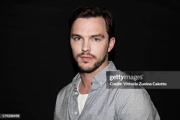 Nicholas Hoult poses on July 14, 2016 in Giffoni Valle Piana, Italy.