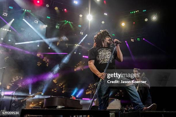 Counting Crows perform at Perfect Vodka Amphitheatre on July 22, 2016 in West Palm Beach, Florida.