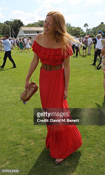 Olivia Inge attends the Royal Salute Coronation Cup at Guards Polo Club on July 23, 2016 in Egham, England.