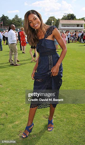 Naomie Harris attends the Royal Salute Coronation Cup at Guards Polo Club on July 23, 2016 in Egham, England.