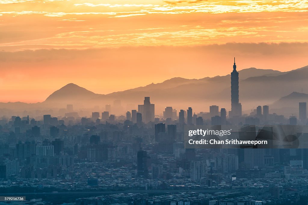 View of Taipei city , Taiwan