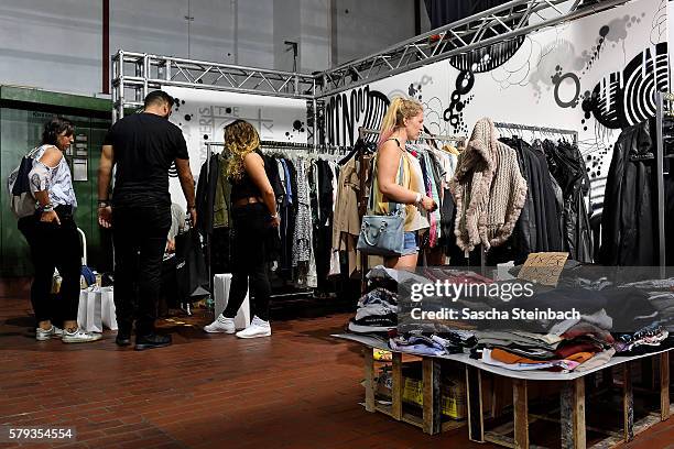 General view during day 2 of the Streetstyle@Gallery event at Areal Boehler on July 23, 2016 in Duesseldorf, Germany.