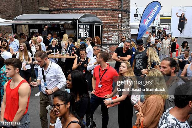 General view during day 2 of the Streetstyle@Gallery event at Areal Boehler on July 23, 2016 in Duesseldorf, Germany.