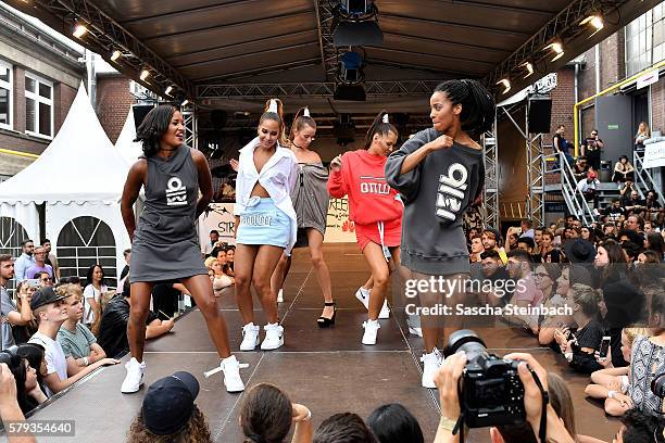 General view during day 2 of the Streetstyle@Gallery event at Areal Boehler on July 23, 2016 in Duesseldorf, Germany.