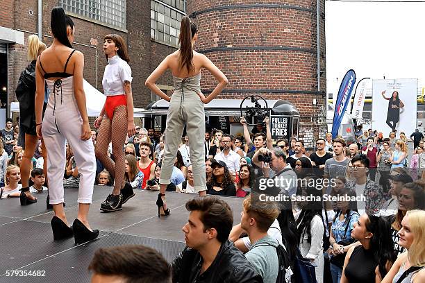 General view during day 2 of the Streetstyle@Gallery event at Areal Boehler on July 23, 2016 in Duesseldorf, Germany.