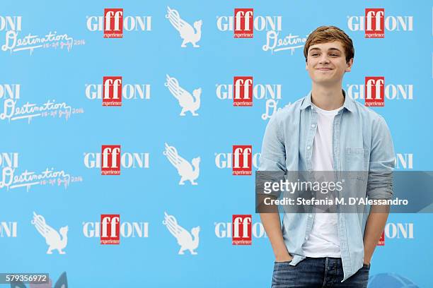 Dean Charles Chapman attends the Giffoni Film Festival Day 9 photocall on July 23, 2016 in Giffoni Valle Piana, Italy.