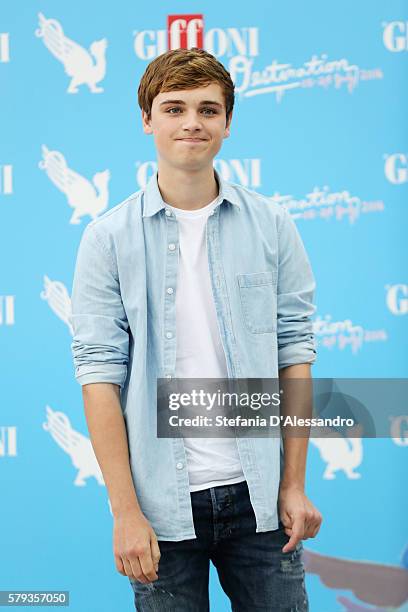 Dean Charles Chapman attends the Giffoni Film Festival Day 9 photocall on July 23, 2016 in Giffoni Valle Piana, Italy.