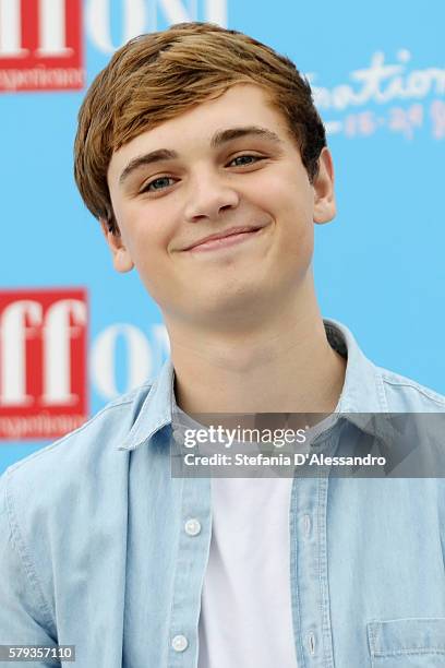 Dean Charles Chapman attends the Giffoni Film Festival Day 9 photocall on July 23, 2016 in Giffoni Valle Piana, Italy.