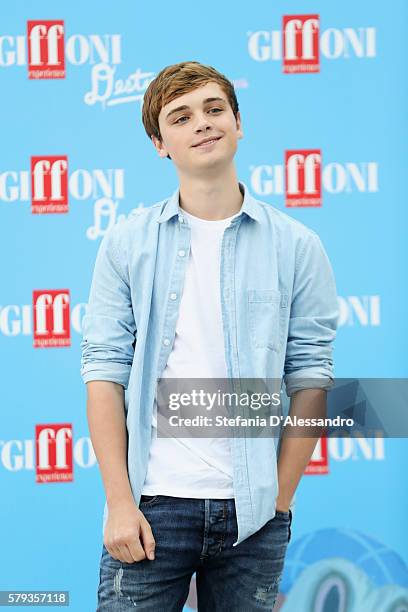 Dean Charles Chapman attends the Giffoni Film Festival Day 9 photocall on July 23, 2016 in Giffoni Valle Piana, Italy.