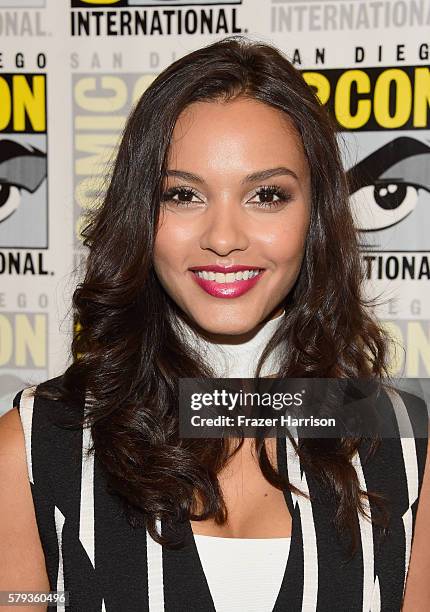 Actress Jessica Lucas attends "Gotham" Press Line during Comic-Con International 2016 at Hilton Bayfront on July 23, 2016 in San Diego, California.