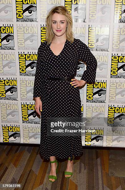Actress Ashley Johnson attends "Blindspot" Press Line during Comic-Con International 2016 at Hilton Bayfront on July 23, 2016 in San Diego,...