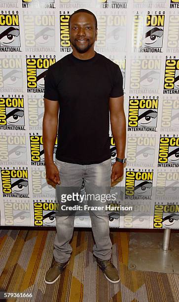 Actor Rob Brown attends the "Blindspot" Press Line during Comic-Con International 2016 at Hilton Bayfront on July 23, 2016 in San Diego, California.