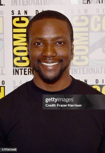 Actor Rob Brown attends the "Blindspot" Press Line during Comic-Con International 2016 at Hilton Bayfront on July 23, 2016 in San Diego, California.