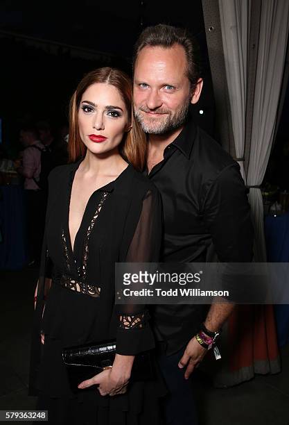 Janet Montgomery and Charlie Muirhead attend the Comic-Con International 2016 - 20th Century Fox Party at Andaz Hotel on July 22, 2016 in San Diego,...
