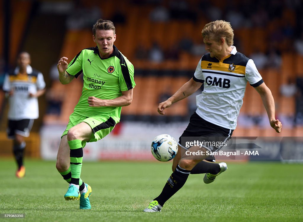 Port Vale v Wolverhampton Wanderers: Pre-Season Friendly