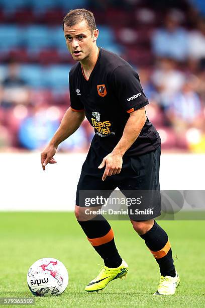 Shaun Maloney of Hull City during the pre-season friendly between Scunthorpe United and Hull City at Glanford Park on July 23, 2016 in Scunthorpe,...