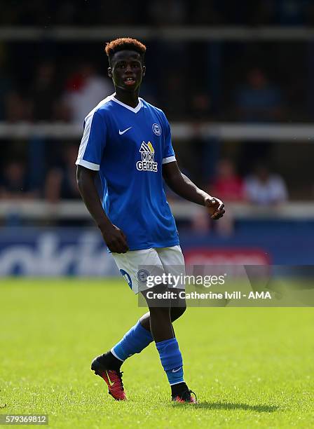 Leo Da Silva Lopes of Peterborough United during the Pre-Season Friendly match between Peterborough United and Leeds United at London Road Stadium on...