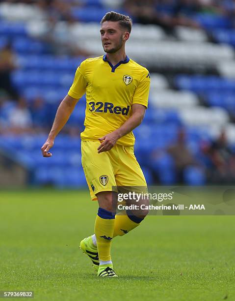 Matt Grimes of Leeds United during the Pre-Season Friendly match between Peterborough United and Leeds United at London Road Stadium on July 23, 2016...