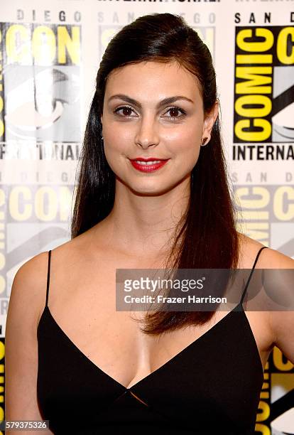 Actress Morena Baccarin attends the "Gotham" press line during Comic-Con International 2016 at Hilton Bayfront on July 23, 2016 in San Diego,...
