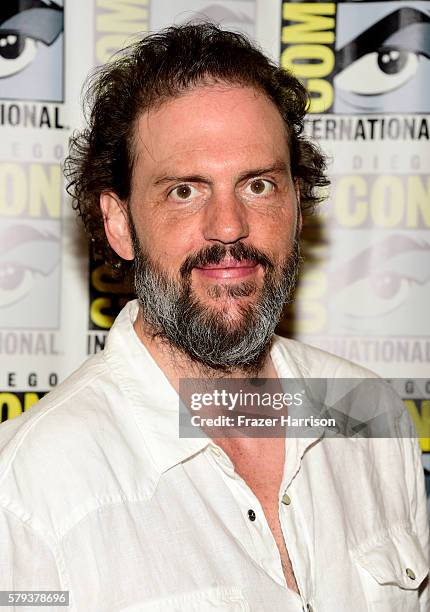 Acto Silas Weir Mitchell attends the "Grimm" press line during Comic-Con International on July 23, 2016 in San Diego, California.