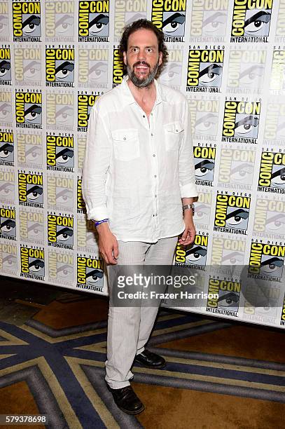 Acto Silas Weir Mitchell attends the "Grimm" press line during Comic-Con International on July 23, 2016 in San Diego, California.