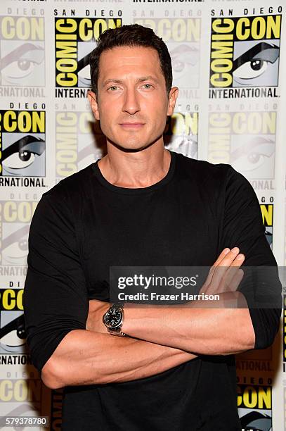 Actor Sasha Roiz attends the "Grimm" press line during Comic-Con International on July 23, 2016 in San Diego, California.