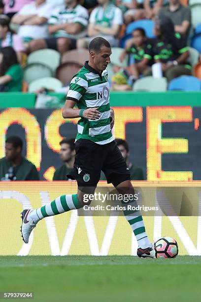 Sporting's midfielder Radosav Petrovic during the Friendly match between Sporting CP and Lyon at Estadio Jose Alvalade on July 23, 2016 in Lisbon,...