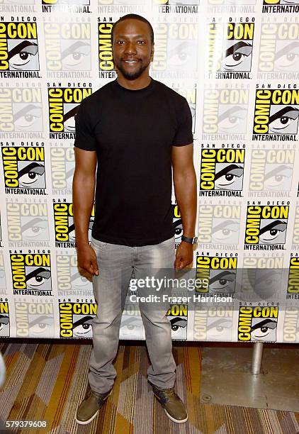 Actor Rob Brown attends the "Blindspot" press line during Comic-Con International on July 23, 2016 in San Diego, California.