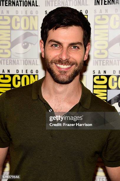 Actor attends the "Grimm" press line during Comic-Con International on July 23, 2016 in San Diego, California.