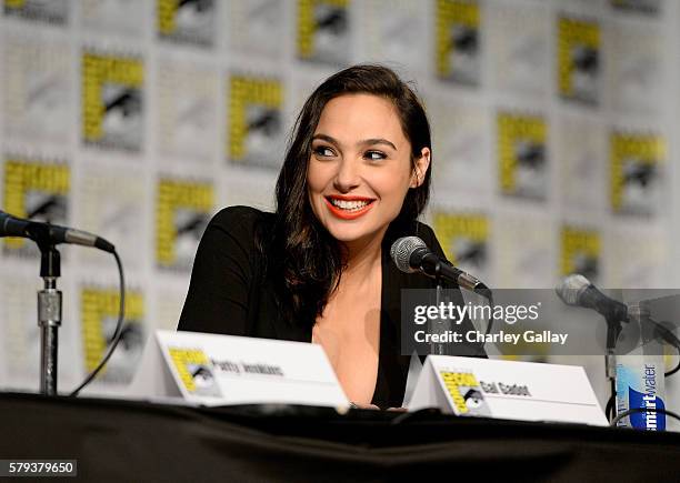 Actress Gal Gadot attends Celebrating 75 Years Of Wonder Woman during San Diego Comic-Con 2016 at San Diego Convention Center on July 23, 2016 in San...