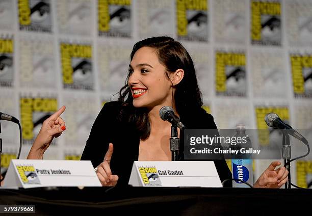 Actress Gal Gadot attends Celebrating 75 Years Of Wonder Woman during San Diego Comic-Con 2016 at San Diego Convention Center on July 23, 2016 in San...