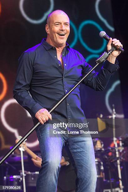 Peter Cox of Go west performs on day two of Rewind Scotland at Scone Palace on July 23, 2016 in Perth, Scotland.