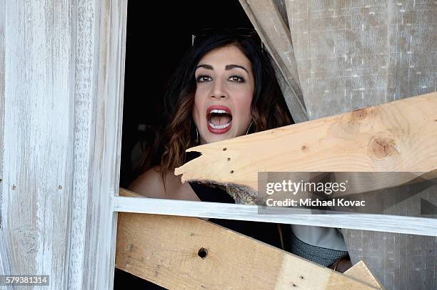 Actress Dana DeLorenzo attends the "Ash vs Evil Dead" autograph signing during Comic-Con International 2016 at PETCO Park on July 23, 2016 in San...