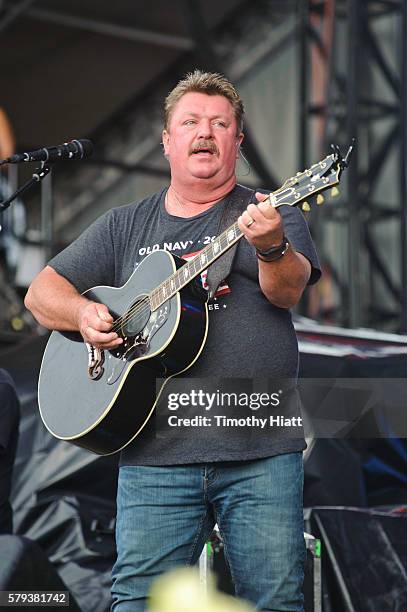 Joe Diffie performs on Day 3 of Country Thunder Milwaukee on July 23, 2016 in Twin Lakes, Wisconsin.