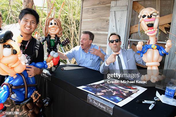 Producer Robert Tapert and Ted Raimi attend the "Ash vs Evil Dead" autograph signing during Comic-Con International 2016 at PETCO Park on July 23,...