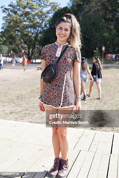 Festival Goer poses during Splendour in the Grass 2016 on July 22, 2016 in Byron Bay, Australia.