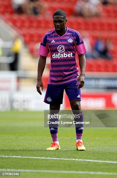 Charles N'Zogbia of Sunderland during the Pre-Season Friendly match between Rotherham United and Sunderland at the AESSEAL New York Stadium on July...